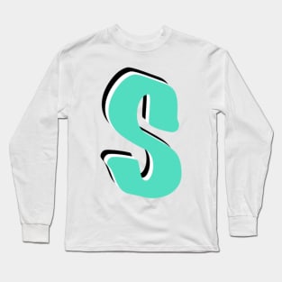 Letter S Long Sleeve T-Shirt